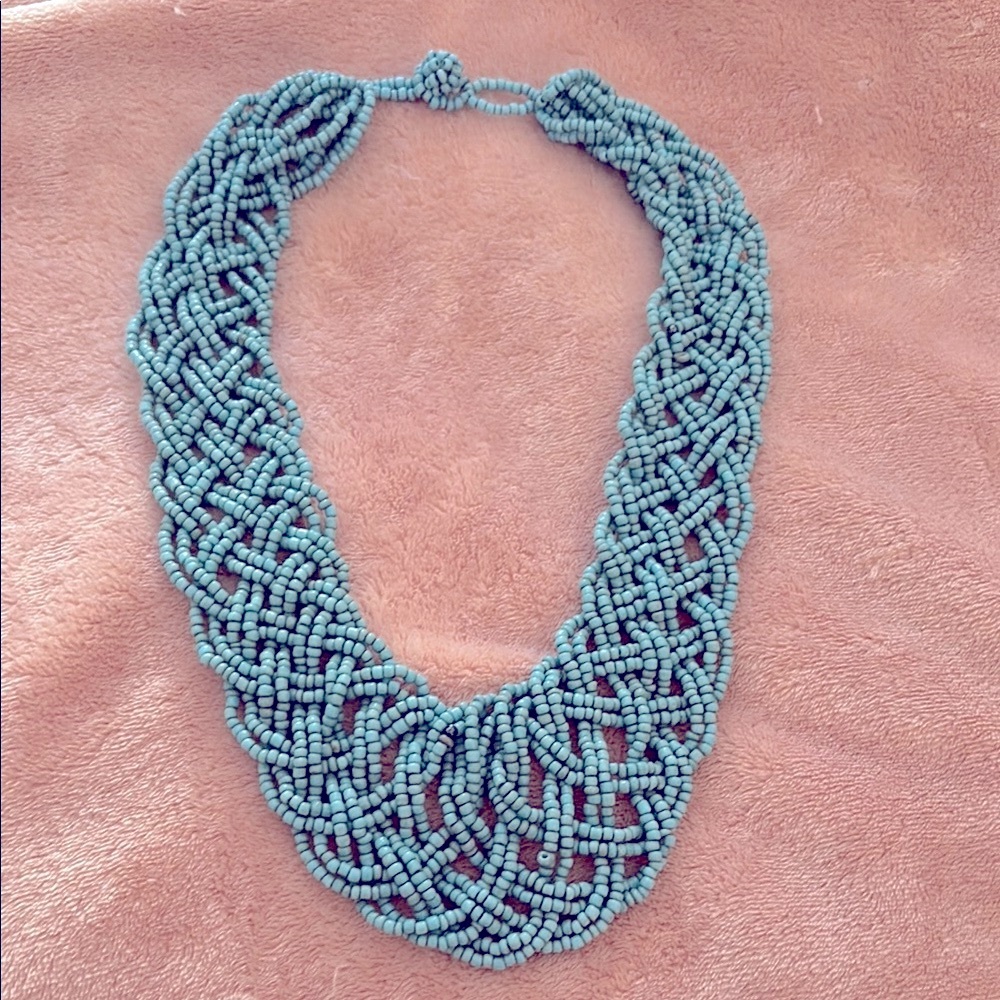 Elegant Green Beaded Necklace